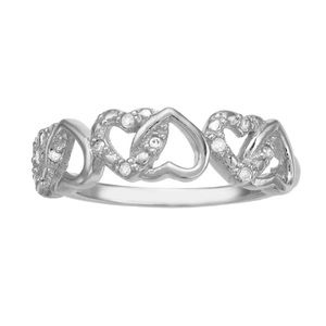 Diamond Heart Ring